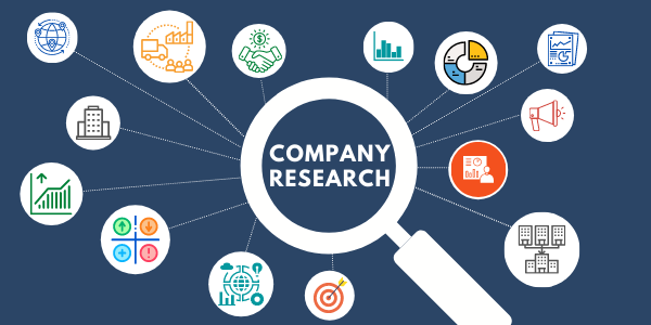 how to do research on a company